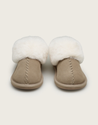 Suede Bootie Slippers
