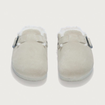 Suede Corkbed Mule Slipper