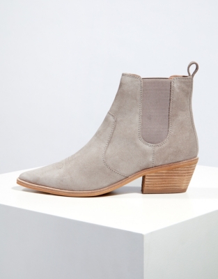 white company ankle boots