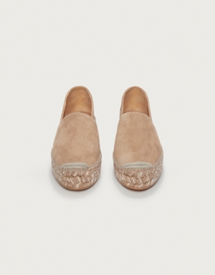 Suede Flatform Espadrilles