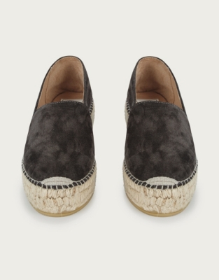 suede flat espadrilles