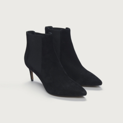 Suede Kitten Heeled Boots