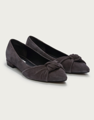 suede flat shoes