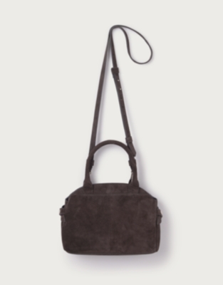 Suede Mini Bowling Bag