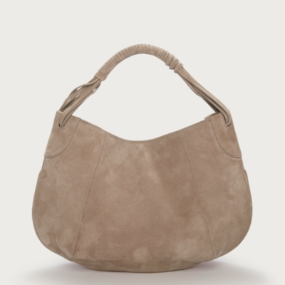 Suede Mini Hobo Bag