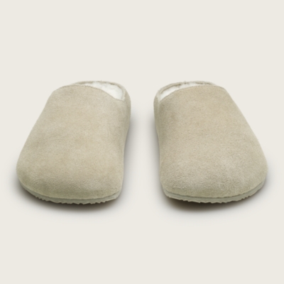 Suede Minimal Corkbed Slippers