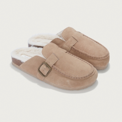 Suede Moccasin Corkbed Slipper