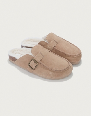 Suede Moccasin Corkbed Slipper