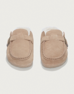 Suede Moccasin Corkbed Slipper