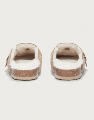 Suede Moccasin Corkbed Slipper