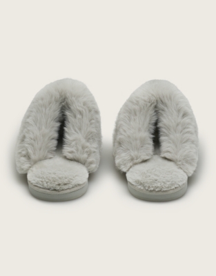 Suede Mule Slippers