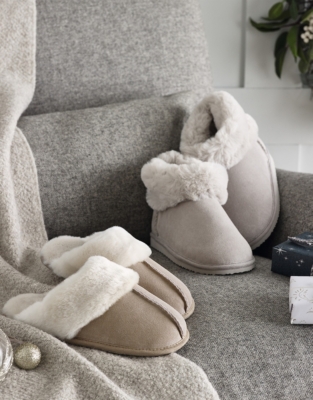 white company mule slippers