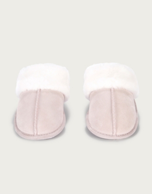white company mule slippers