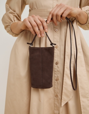 Suede Phone Pouch