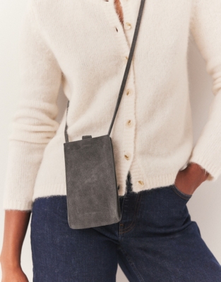 Suede Phone Pouch