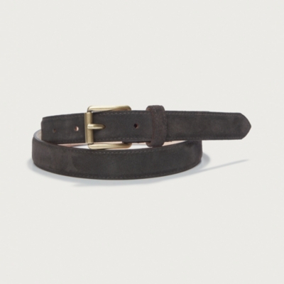 Suede Roller Buckle Jeans Belt