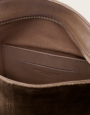 Suede Small Hobo Bag