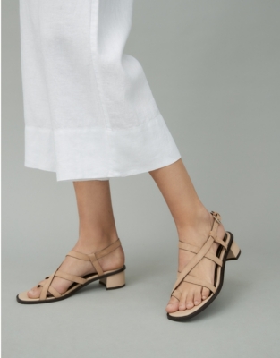 Suede Toe-Post Strap Sandals | Accessories Sale | The White Company UK