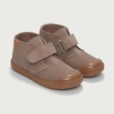 Suede Velcro Boots
