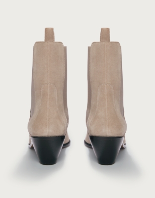 Suede Western Boots