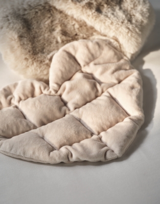 Super Soft Faux Fur Heated Heart