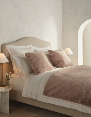 Super Soft Faux Fur Throw & Cushion Collection