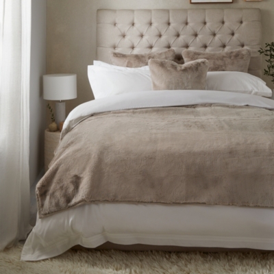 Super Soft Faux Fur Throw & Cushion Cover Collection