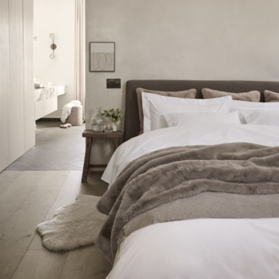 The white company super soft faux fur throw new arrivals