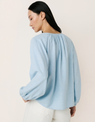 Super Soft Flannel Boho Blouse 