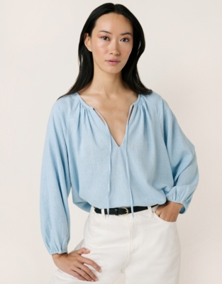 Super Soft Flannel Boho Blouse 