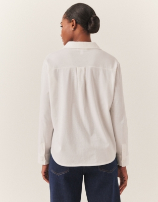 Super Soft Jersey Shirt - Ivory