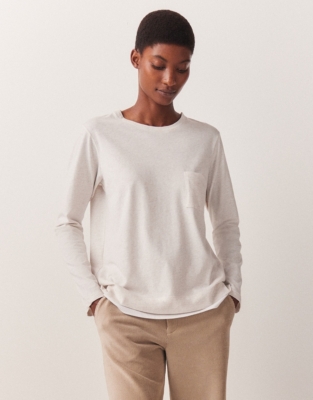 white extra-long sleeves Ultra t-shirt