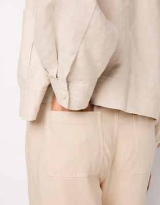 Super Soft Lyocell Utility Trouser - Shell