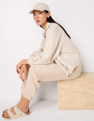 Super Soft Lyocell Utility Trousers - Shell