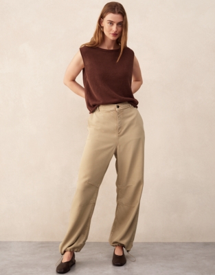Super Soft Lyocell Utility Trousers