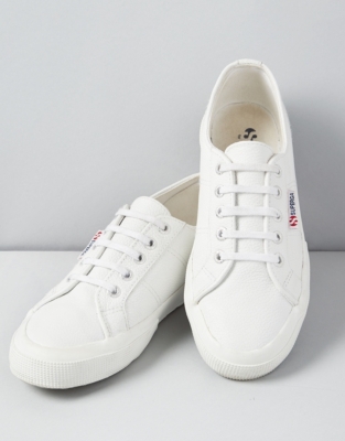 Superga Leather Plimsolls | Shoes 