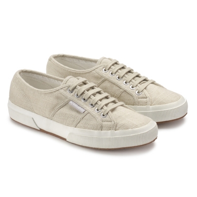 superga linen slip on