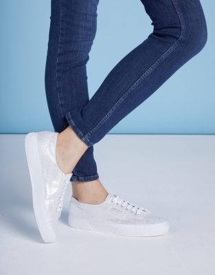 superga shimmer trainers