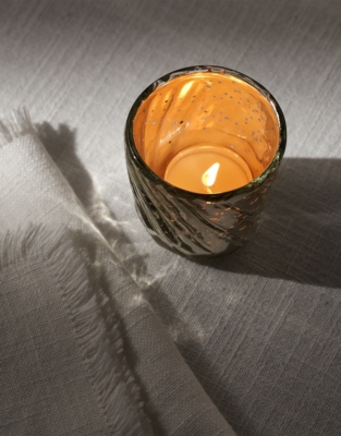 Swirl Mercury Tealight Holder
