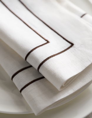 Symons Double Row Cord Napkins – Set of 4