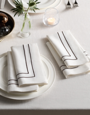 Symons Double Row Cord Napkins – Set of 4