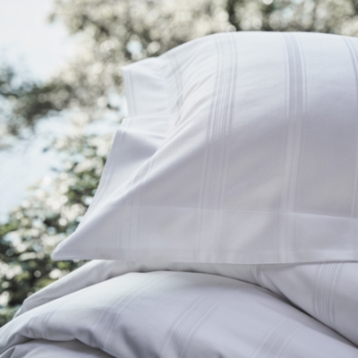 Symons Stripe Bed Linen Collection The White Company UK