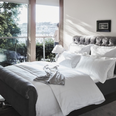 Symons Stripe Bed Linen Collection The White Company UK