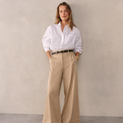 TENCEL™ Wide Leg Trousers