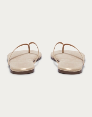 TKEES Lily Round Glitter Toe-Post Sandals
