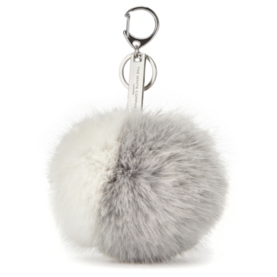 Two Tone Pom Pom Key Ring | Stocking Fillers | The White Company UK