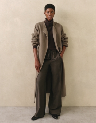 Tailored Drawstring Trousers - Flint