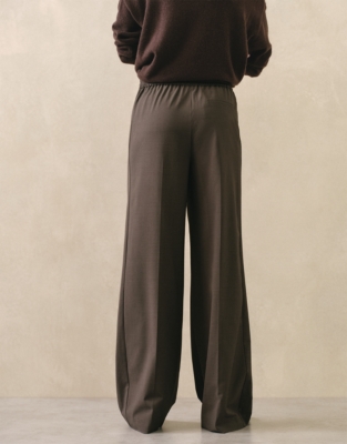 Tailored Drawstring Trousers - Flint