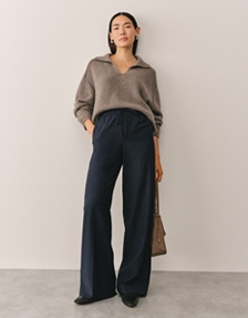 Tailored Drawstring Trousers
