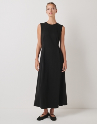 Tailored Stretch Jersey Layering Dress